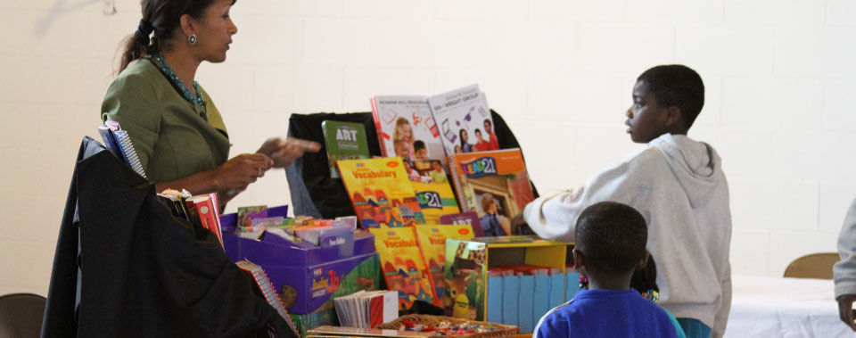 McGraw-Hill Publishing booth at the 2012 Prospects & Opportunities Conference.